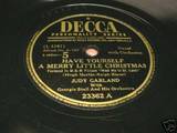 Judy Garland, Have Yourself A Merry Little Christmas